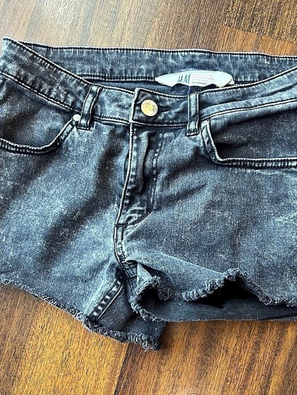 H&M Girls Denim Jean Shorts Size 6